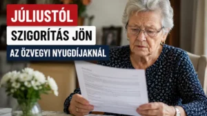 Júliustól szigorítás jön az özvegyi nyugdíjaknál